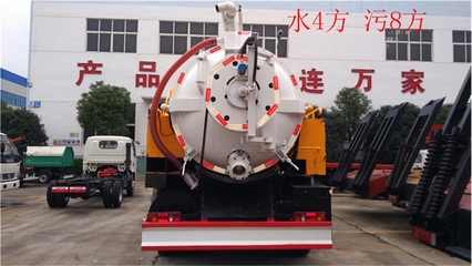 东风T3管道疏通清洗车报价与性能解析 水4立方污8立方，高效疏通解决方案